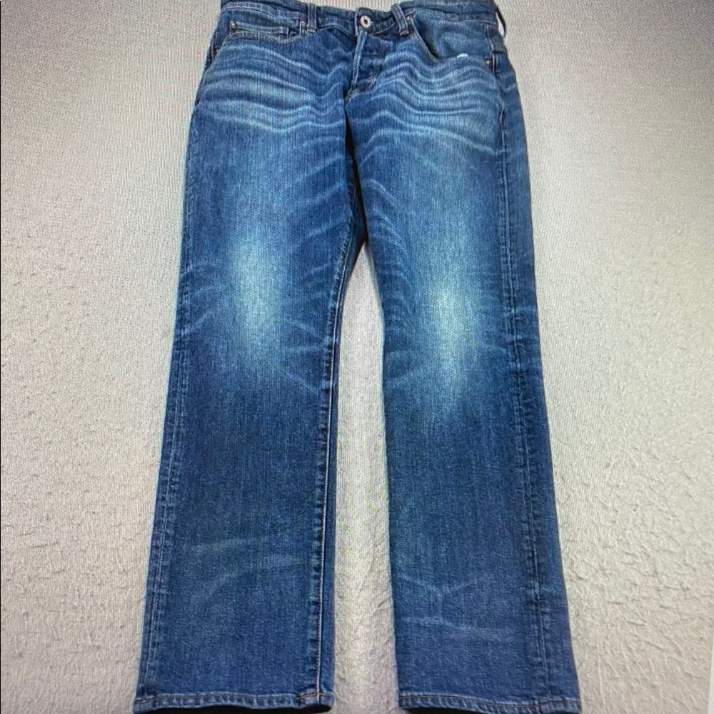G-Star Slim Straight Blue Washed Jeans
